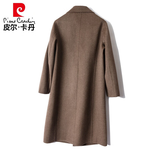 Pier Cardin Luxur Luxury Lutte haut de gamme haut de gaine de laine de haute qualité manteau en laine double face pour hommes haut de gamme en laine à double face sur le genou pour hommes Paleo xxl