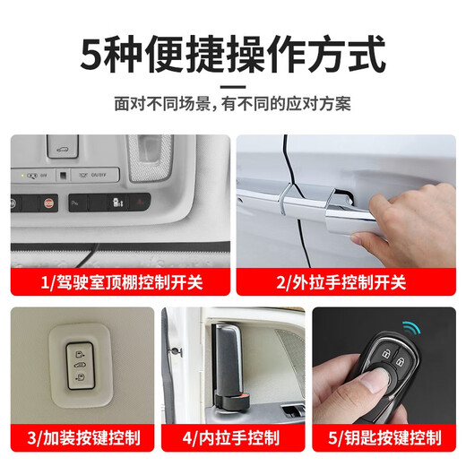 莎米特11-23款别克gl8电动尾门 gl8电动中门652 3T侧滑门gl8改装配件 ES28T/ES陆尊/653T电动尾门