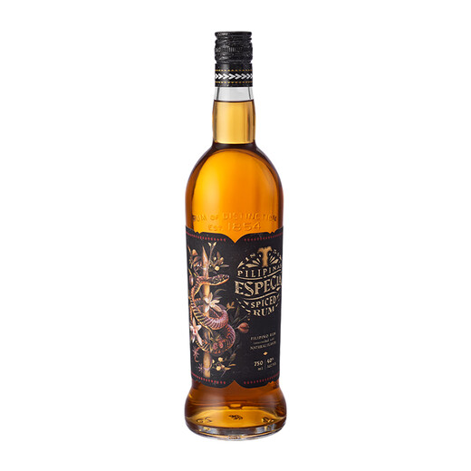 Tandun Rum Original Bottle de vin étranger importé aux Philippines Rum Rum noir rhum blanc rhum mojito Base de boissons Tandun Mellow Rum 750ml 1 bouteille