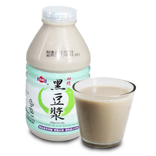 Zhengkang Taiwan imported Zhengkang black soy milk drink nutritious breakfast soy milk drink 330ml bottled 330ML*24 bottles