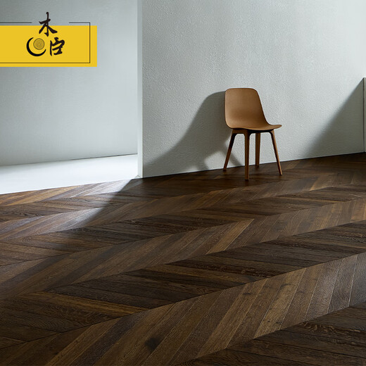 
Muchen pure three-layer solid wood composite wood flooring Wasabi Chinese ancient style ENF-grade environmentally friendly lock floor heating oak black walnut extremely narrow fish bone D-C1105 French white oak 530*75 square meters