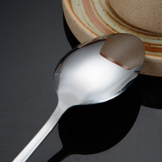Yuexiang Edelstahlmesser und Gabellöffel Western Essgeschirr Set Dessert Mischlöffel Fruchtsalat Instant Nudeln Fork Steak Messer Edelstahlmesser und Gabellöffel 3 Teile (SH6628)
