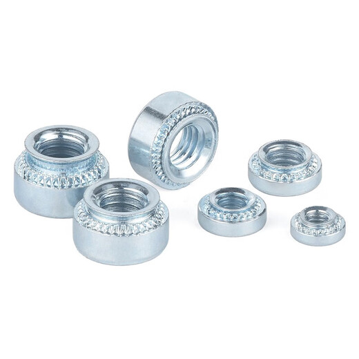 JINGGONG pressure rivet nut galvanized pressure plate nut pressure piece s-m2m3m4m5-0m6-1m8-2m10m12 S-M6-1.8 (100 pieces) Plate thickness 1.9mm
