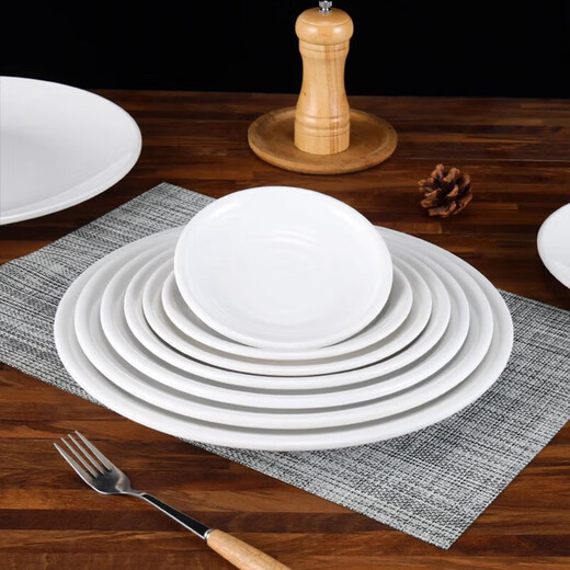 Venus commercial melamine plates hotel tableware buffet round dishes dishes fried vegetables fried rice fried noodles plates