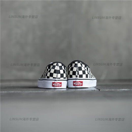 Vans authentische schwarze und weiße Schachbrett Plaid klassische Männer und Frauenschuhe Paare Board Schuhe Leinwand Schuhe VN000W4 Offizielles Flaggschiff Schwarz -Weiß -Schachbrett vn000w4ndi0 mein Lagerhaus 44