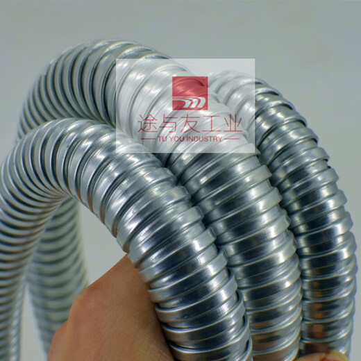 Hot-dip galvanized metal hose wire and cable protection tube national standard thickened P3 metal hose 51 38 32 4 points thickened inner diameter 100-10 meters