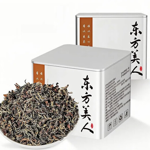
[Gaoxiang Oriental Beauty] Oriental Beauty Gaoshan Tea Oolong Tea New Honey Fragrance Canned Taiwan Oriental Beauty Oolong Tea 200g Four Canned