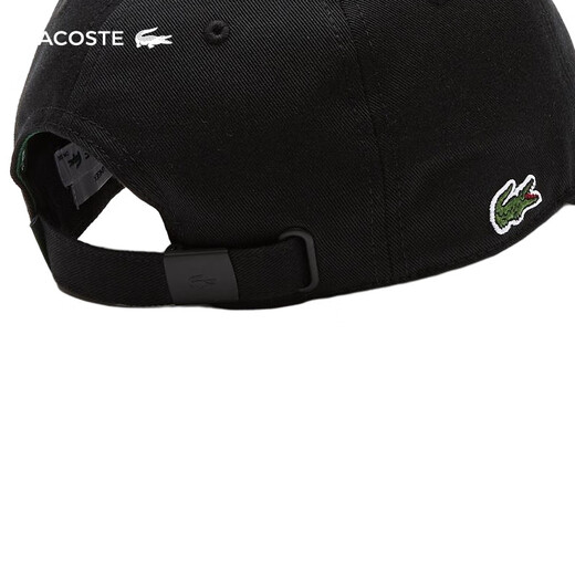 LACOSTE French crocodile men's and women's same style 25 autumn solid color logo print baseball cap peaked cap|RK0440 031/black one size TU