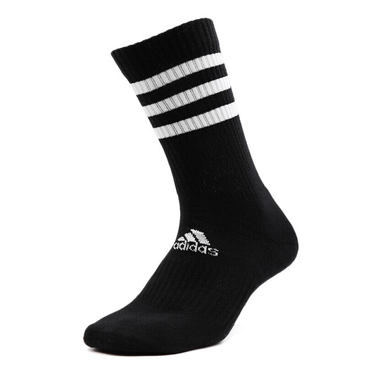 Adidas (Adidas) Neue lässige Sportsocken für Männer und Frauen, Rennen und Fitness-Training bequeme und atmungsaktive Mid-Tube-Socken FH6629 Black S [35-38 Größen]