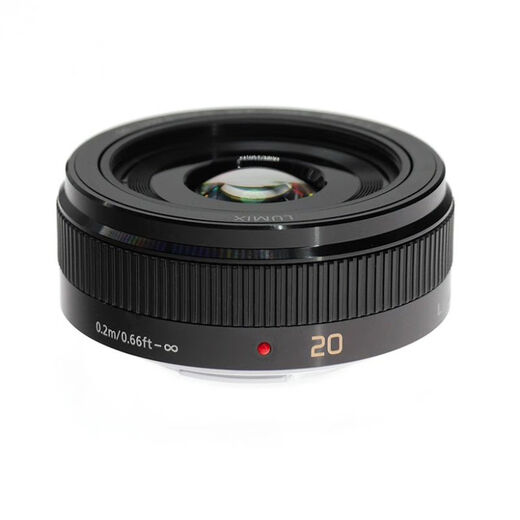 Panasonic 20mm F1.7 second generation fixed focus lens M43 mount biscuit head, convenient, compact and exquisite, online appearance, black