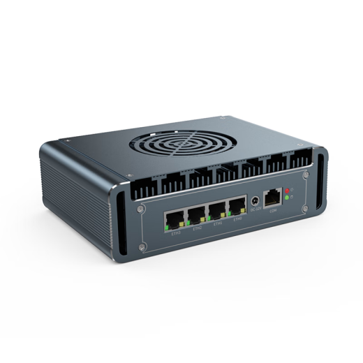 倍控N5105四核散热风扇版ros软路由linux主机工控机电脑win11四网口带串口双4K显示嵌入式4G插槽n100 8G内存+128G固态 G31灰色风扇款-N6210 M.2-i226网卡