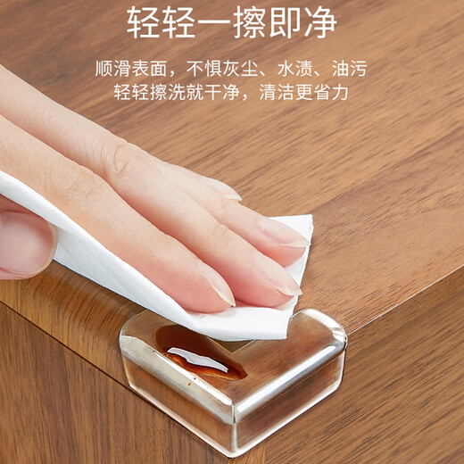 Licheers Anti-collision Corner Table Corner Anti-collision Corner Protector Infant and Child Safety Anti-collision Coffee Table Transparent Anti-collision Soft Corner Sticker 8 Pack
