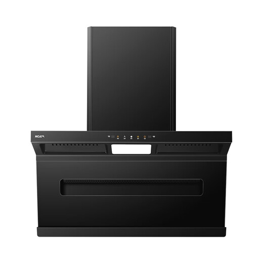 Famoso Boss 30 cúbicos autolimpiable Xiaoheiyi Pro campana extractora lado superior doble succión hogar gran succión 7 en forma de humo A586H juego de estufa de gas autolimpiante sin desmontaje y lavado conjunto 28 cúbicos + 5.2KW estufa de nueve cavidades 6103B