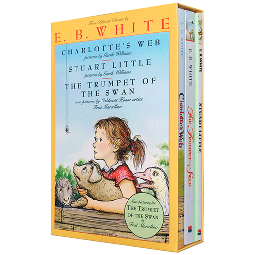 
Original English Charlotte's Web Charlotte's Web Lansi Reading Index 680L Set Three-in-One