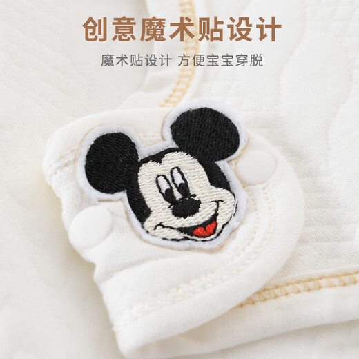 Disney Baby Clothes Pure Cotton Autumn and Winter Newborn Gift Box Set Baby Newborn Pregnancy Bag Full Moon 100 Days Gift 20-piece Set Mickey White Four Seasons 59cm (Recommended 0-3 Months)