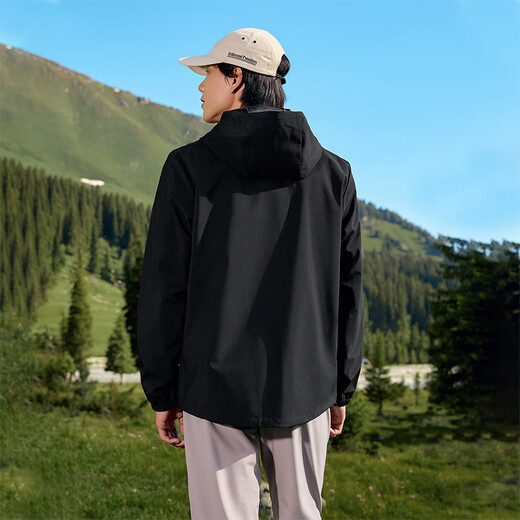 361 chaqueta masculina de otoño repelente a la chaqueta de agua de agua deportiva capucha castaño top652434602d-7