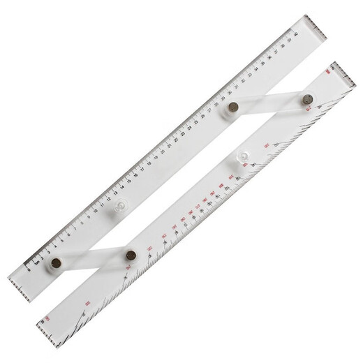 
Central Lion Regular Navigation Chart Surveying and Mapping Divided Parallel Ruler YS-3890 8740-1 Navigation Parallel Ruler