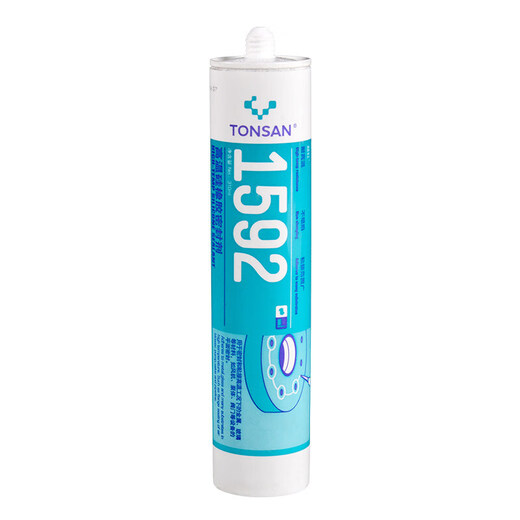 可赛新 1587 1592 1596 1598平面密封胶耐油耐高温机械密封硅橡胶 灰色