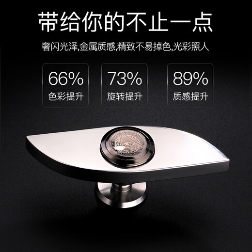 Gift plus heart metal fingertip spinner EDC finger decompression toy decompression artifact to give to boys, friends and classmates as birthday gifts Eye of Power - Stainless Steel Upgraded Version - Comes with original package