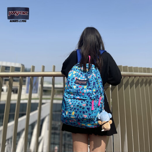 JanSport Jasper Rucksack Studentin Macaron Herrentasche Rucksack Schultasche Farbe T50155Z Schiebe-Edelstein