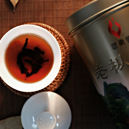 武夷星乌龙茶叶金罐武夷山岩茶老枞水仙特级125g足火罐装节日送礼茶叶