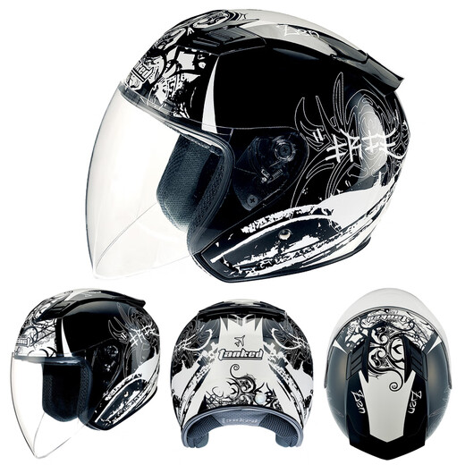 Tanked Racing T536 motorcycle helmet half helmet 3C men's and women's all-season sun protection electric vehicle helmet black ZEN-B XXL