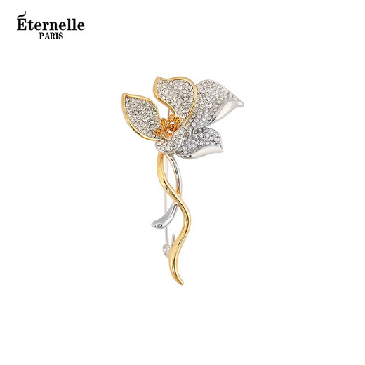 Eternelle French Eternal Bohemian Style Brooch High-end Light Luxury Accessories Elegant Temperament Corsage Gift Bright Gold