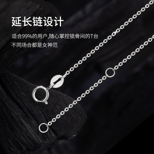 MZMZ four-leaf clover platinum necklace for women PT950 clavicle platinum set with moissanite diamond birthday anniversary gift for girlfriend red agate platinum four-leaf clover necklace-zirconium diamond