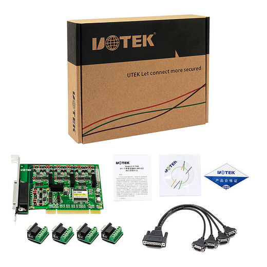 MOSA PCI à 4 ports RS485 / 422 Carte multi-sériale de qualité industrielle Isolement PCI Carte de série UT-724I