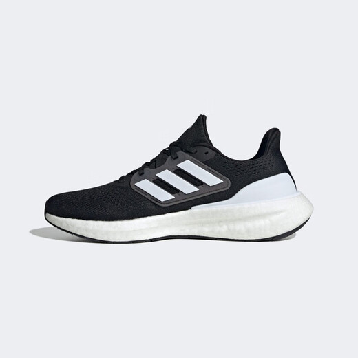 
Adidas men's shoes women's shoes sneakers Pure Boost cushioning rebound casual shoes lightweight breathable running shoes IF4839/PUREBOOST/Black and White 42