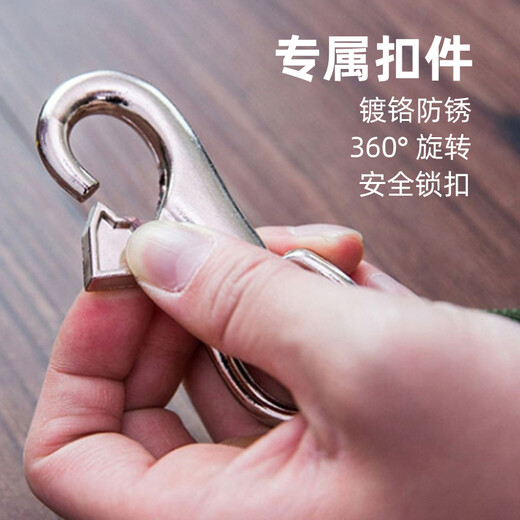 Huanchong.com Dog Rope 3-piece Set Dog Leash Collar Chain Harness Dog Walking Rope Small and Medium-sized Dog Pet Supplies