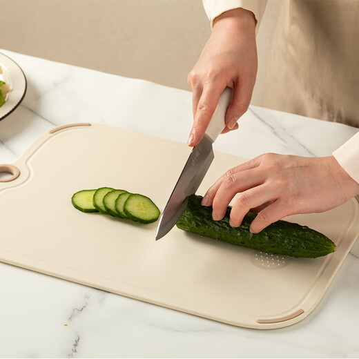 Zhang Xiaoquan Liuguang planche à découper antibactérienne et anti-moisissure complément alimentaire pour fruits planche à découper double face domestique planche à découper en plastique 36*24*0.5 cm