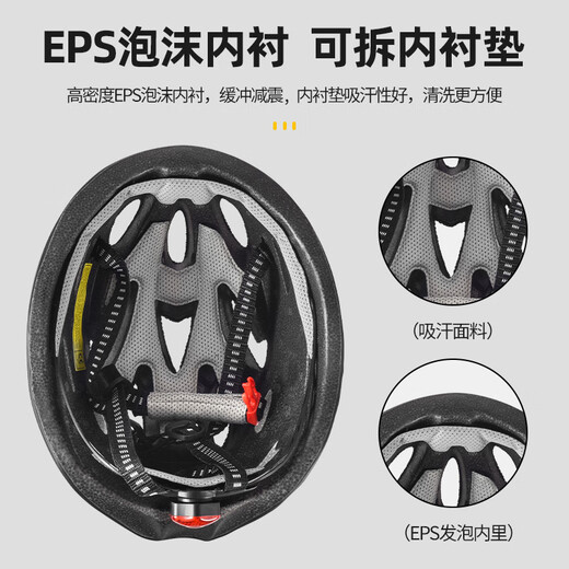 Rgtyo Fahrradhelm integrierter Formbrillen Brillen Radfahr Helm Fahrradhut Männer und Frauen Mountain Road Bike Sicherheitshelm