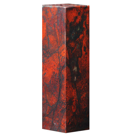 Shixi natural Guilin chicken blood jade seal jade seal chicken blood stone raw stone seal material calligraphy and painting seal name