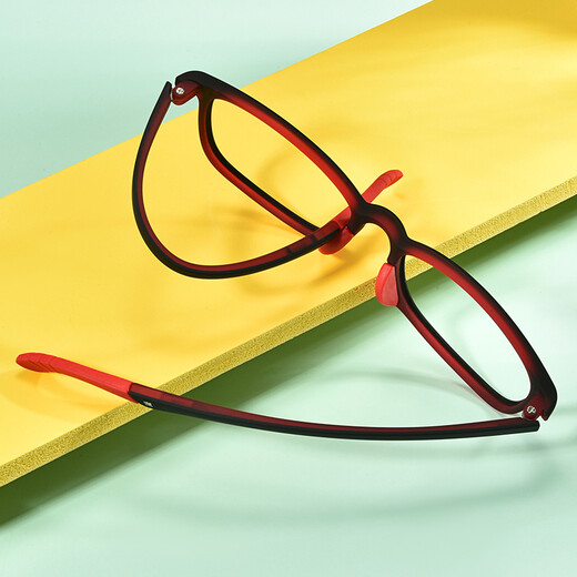 Phil Watanabe Ultralight Tr90 Silicone Sports Anti-Slip Hook Lunes Cadre pour les adolescents, hommes et femmes, grands enfants, lunettes 1695 Lunettes 1695 Black C1 Single Cadre sans objectif