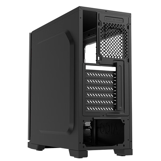 Patriot (aigo) Shadow Computer Case Desktop (with 3 luminous fans/support ATX motherboard/cellular glass panel/backline/side translucent chassis/multi-hard disk)