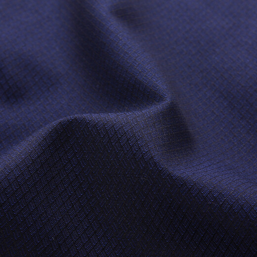 YOUNGOR long-sleeved shirt men's solid color jacquard DP no-iron shirt pure cotton fabric anti-wrinkle, flat and easy to care for GLDP16388FJA dark blue jacquard 39