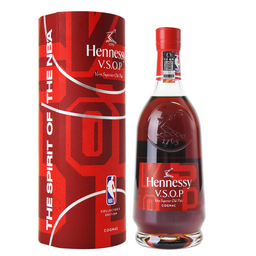Hennessy VSOP700ml 2022 Versión de marca compartida de la NBA Caja de regalo Limited Cognac Original Impundido NBA (22-23-24) Combinación 700ml 3 botellas