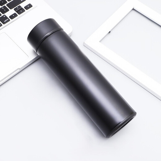 红铁普304不锈钢直身保温杯便携车载办公节日礼品水杯子可定制定做 银色-可刻字 500ml 500ml