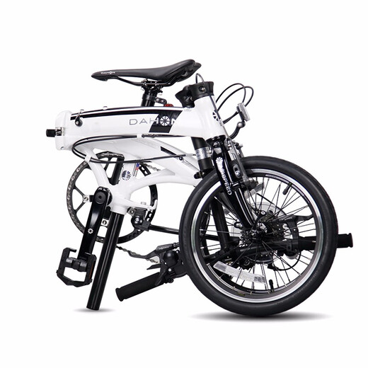 大行（DAHON）公路折叠自行车16英寸9速铝合金运动男女便携单车PAA693 AIR云白