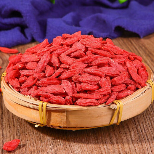 Пекинг Тонгрентенг Аутентичный Ningxia Wolfberry Китайский лекарственные материалы, выбор Wolfberry без серы и свободно промытых больших гранул Wolfberry [2 банки] [очень большая дань