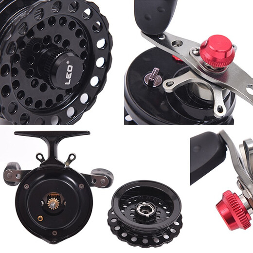 Weihe ice fishing wheel winter fishing raft fishing wheel double rocker high foot fishing wheel high foot raft wheel right hand