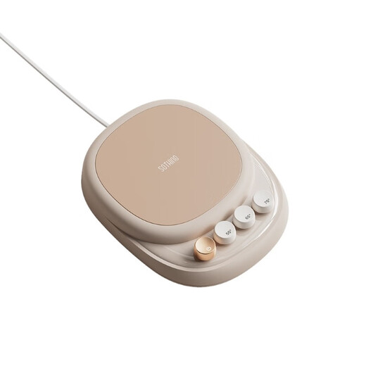 SOTHING Heated Coaster Constant Temperature Coaster Insulated Coaster Hot Milk Magic Health Coaster Electric Heated Coaster Warm Coaster Water Cup Heating Base Adjustable Temperature Gift Box for Girlfriend’s Birthday Dual-core Version Heating Speed Up 60%/ 0.4L Water Cup Not Included