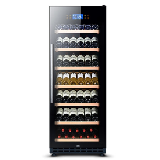 Zunbao (zunbao) BJ-308 Compressor Constant Temperature Wine Cabinet Red Wine Cabinet Home Living Room Red Wine Cabinet Tea Cabinet Medicine Dry Goods Cool Cabinet Fresh Refrigerator 550 Thin Section/Ordinary Door Black Multi-Purpose Model