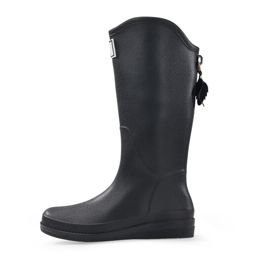 Blue Gull Shield Rain Shoes Men and Women's High Tube Waterproof Shoes Outdoor Anti-Slip Shoes Wear-resistant Rain Shoes Overshoes YX1009 37