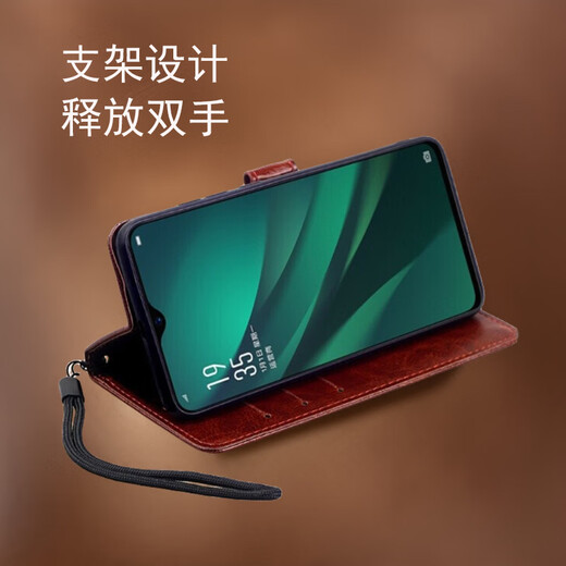居小智适用红米13R手机壳翻盖式皮套钱包款插卡外壳全包防摔软内壳磁扣保护套男女款 红米13R【黑色】