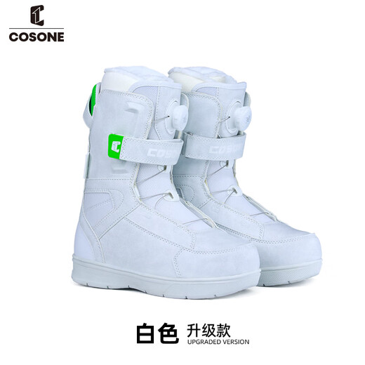 COSONE单板滑雪鞋快穿雪鞋女款男款单板全域滑雪靴平花刻滑 升级款_雪国 40
