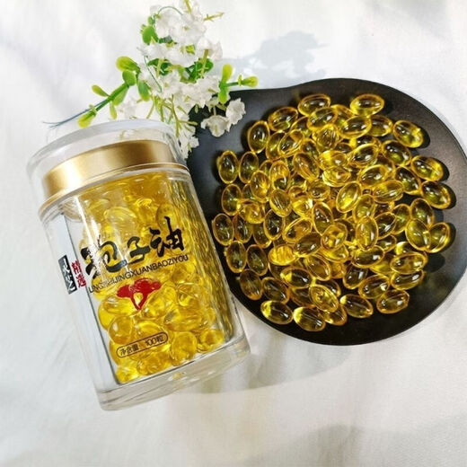 
Jilin specialty spore powder extraction Ganoderma lucidum spore oil soft capsule Ganoderma lucidum triterpenes 100 bulk [Jiawan tonic] Special type