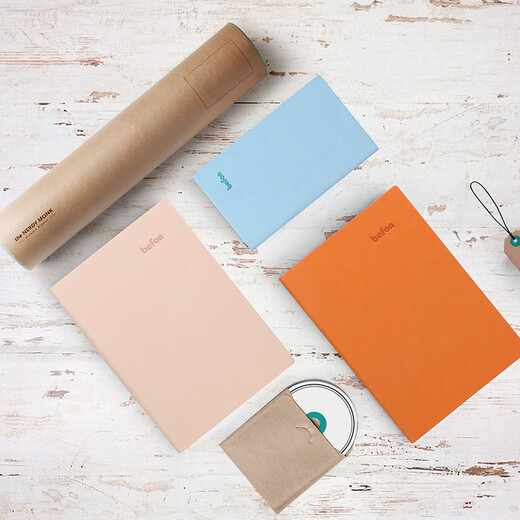 Befon A6 Notebook, Diario de trabajo y estudio, regalo del Día del Maestro, cuaderno de cuentas, suministros de oficinas comerciales, papelería, Libro de color de cuero PU, gris 9923
