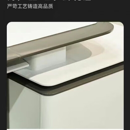 New high-end paint boss desk designer modern simple boss desk fashion president executive desk 1.8 meters left side cabinet